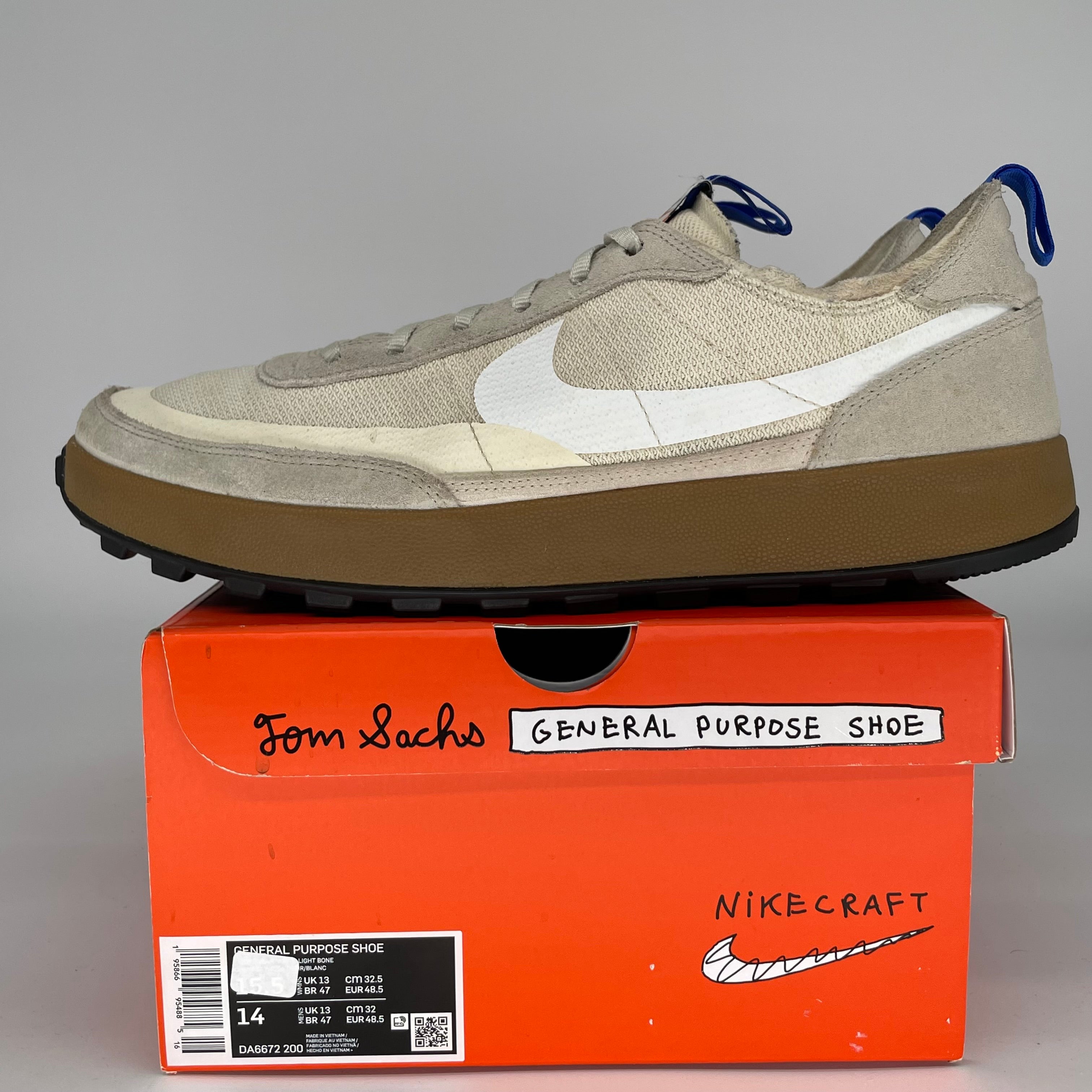 NIKE CRAFT TOM SACHS GENERAL PURPOSE SIZE 14/15.5W DA6672-200