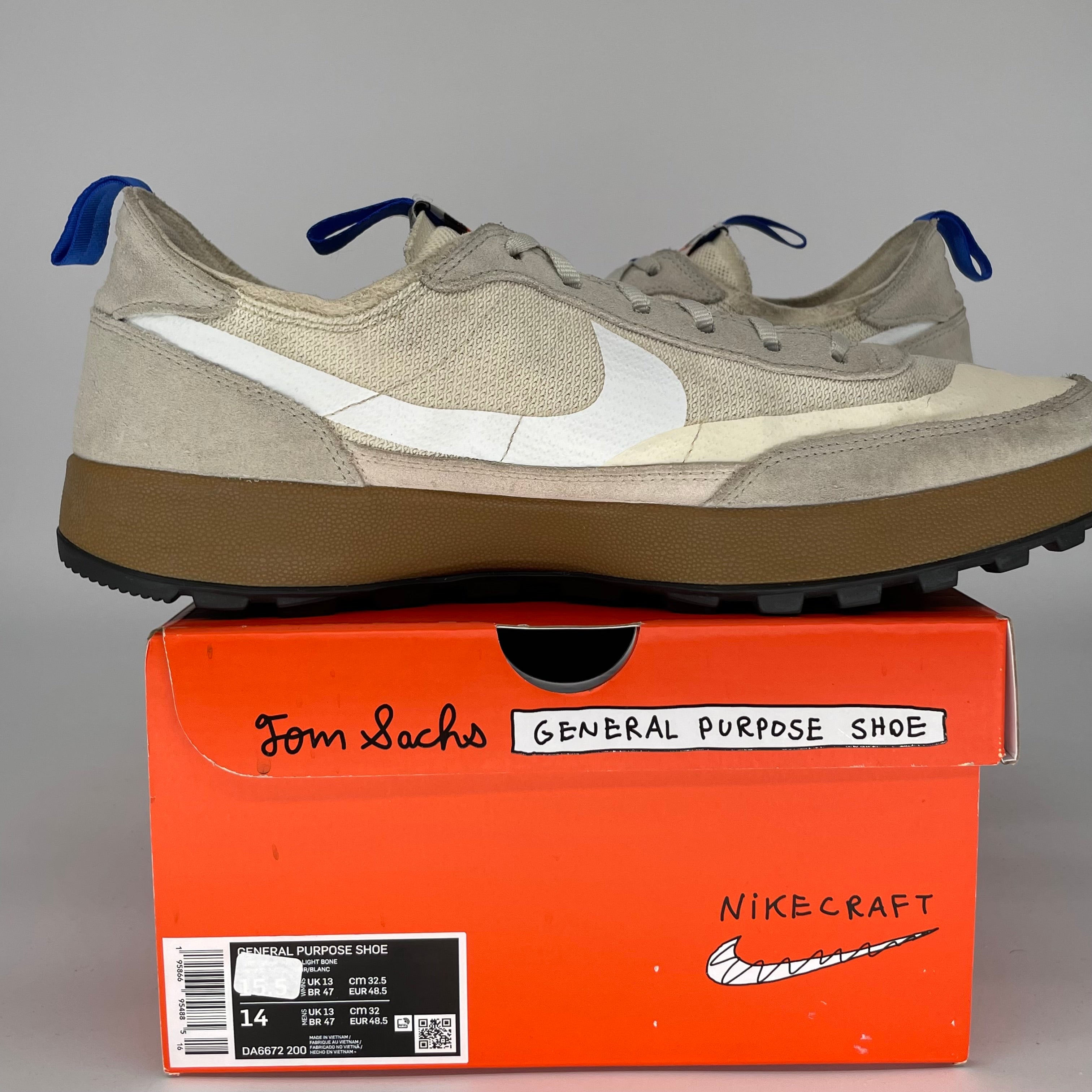 NIKE CRAFT TOM SACHS GENERAL PURPOSE SIZE 14/15.5W DA6672-200