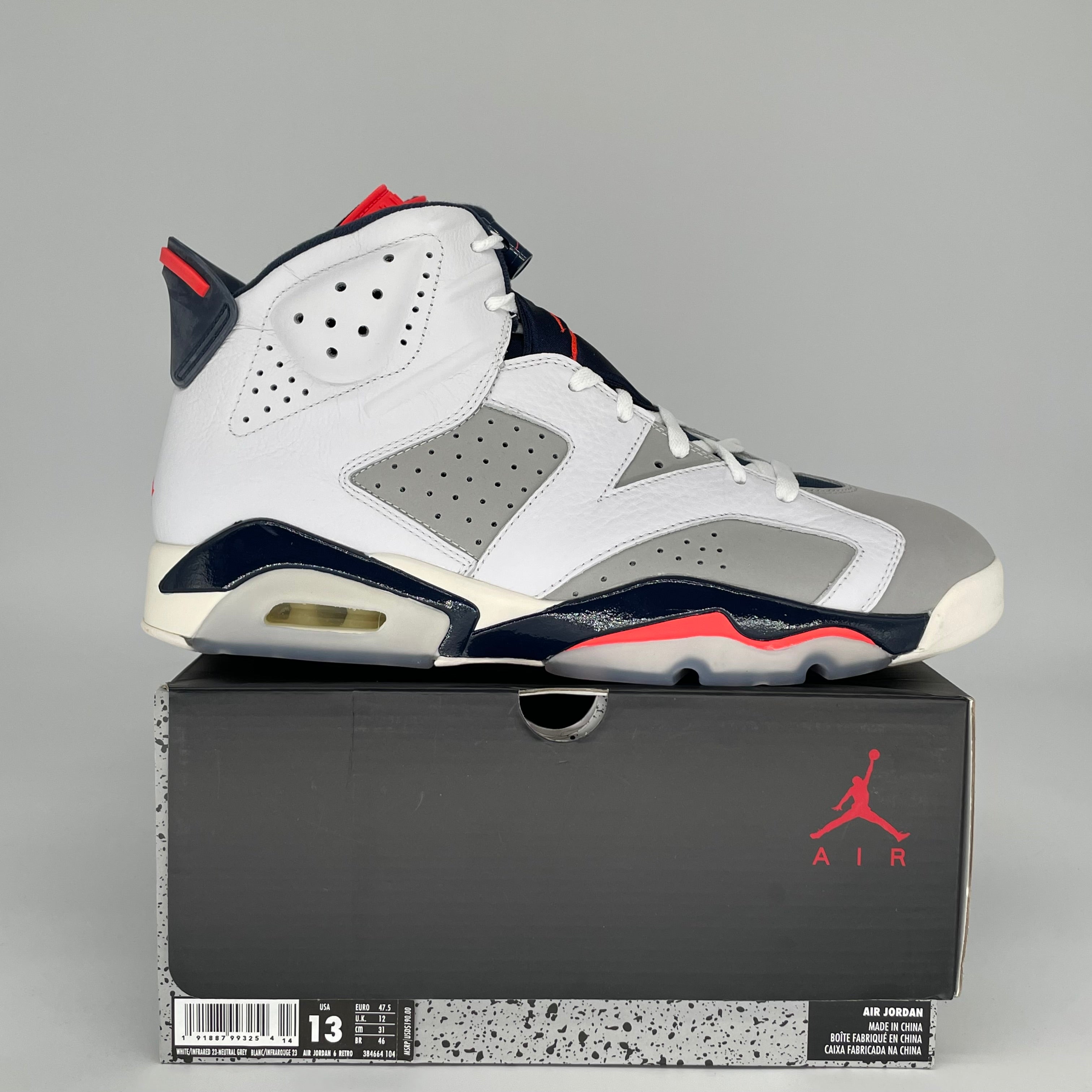 AIR JORDAN 6 TINKER SIZE 13 384664-104