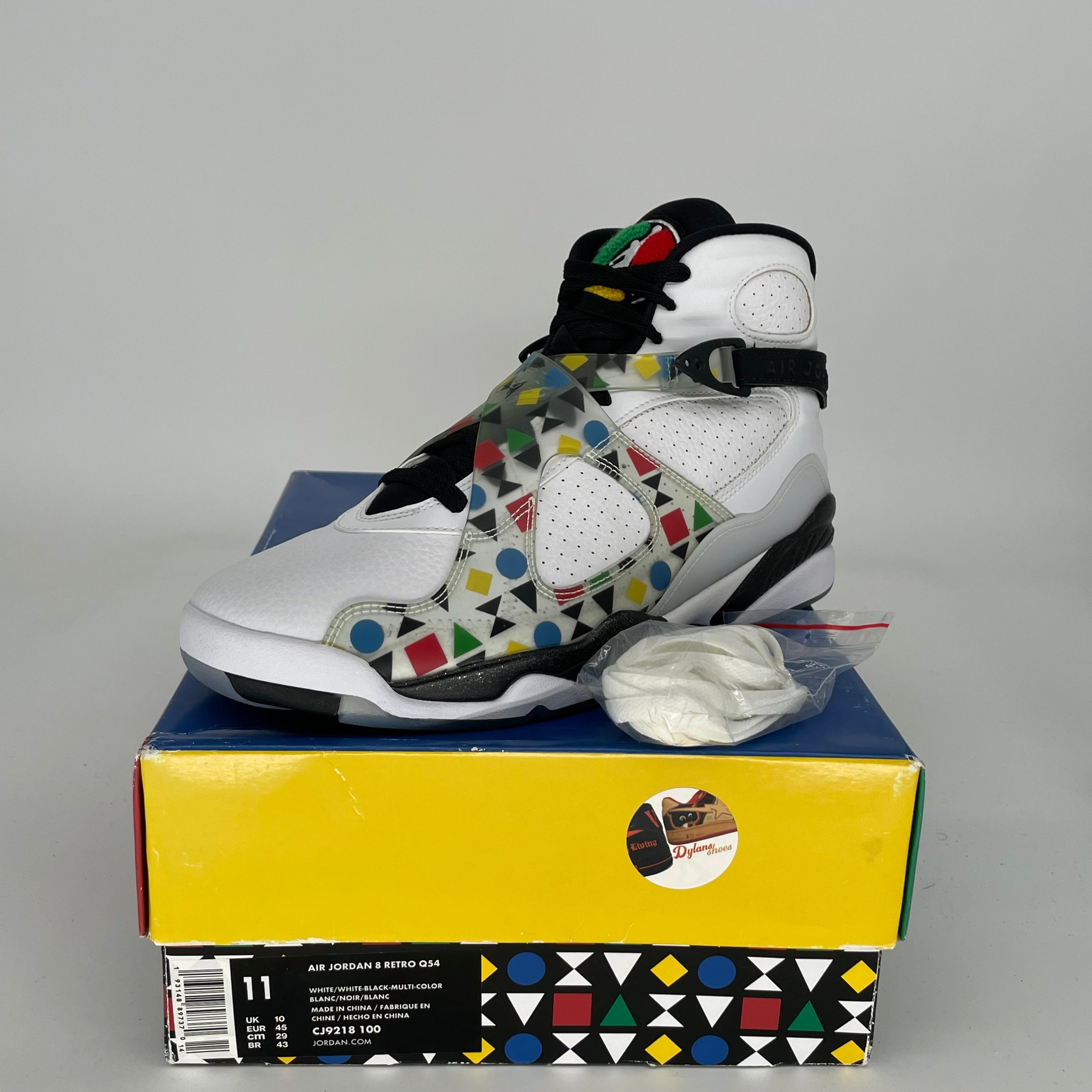 AIR JORDAN 8 QUAI 54 SIZE 11 CJ9218-100