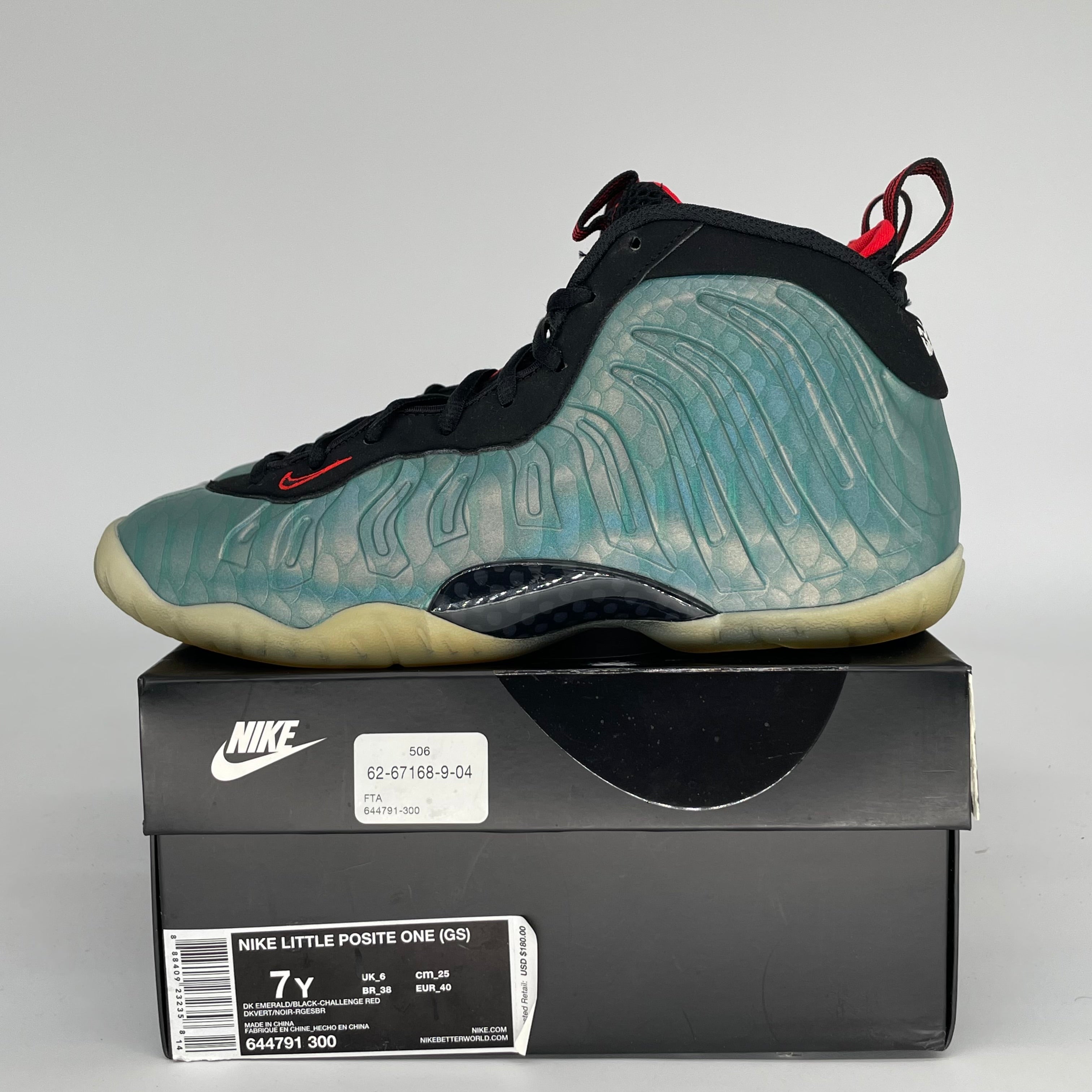 NIKE LITTLE POSITE ONE GONE FISHING SIZE 7Y 644791-300