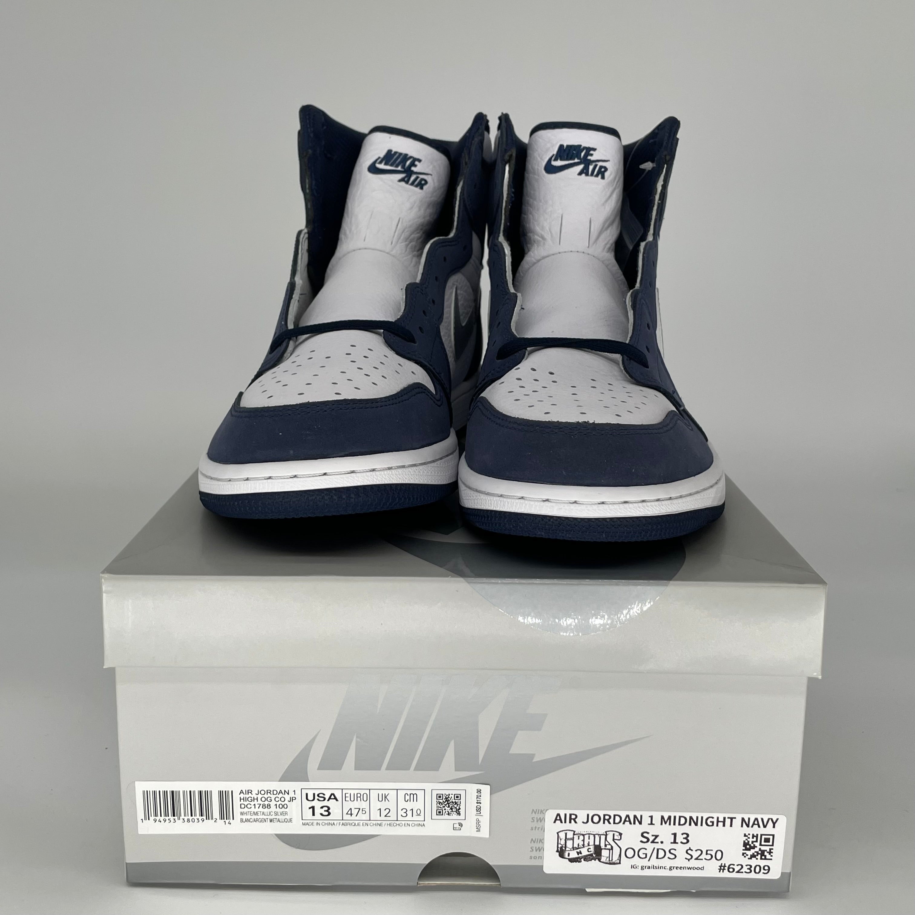 AIR JORDAN 1 CO JAPAN MIDNIGHT NAVY SIZE 13 DC1788-100