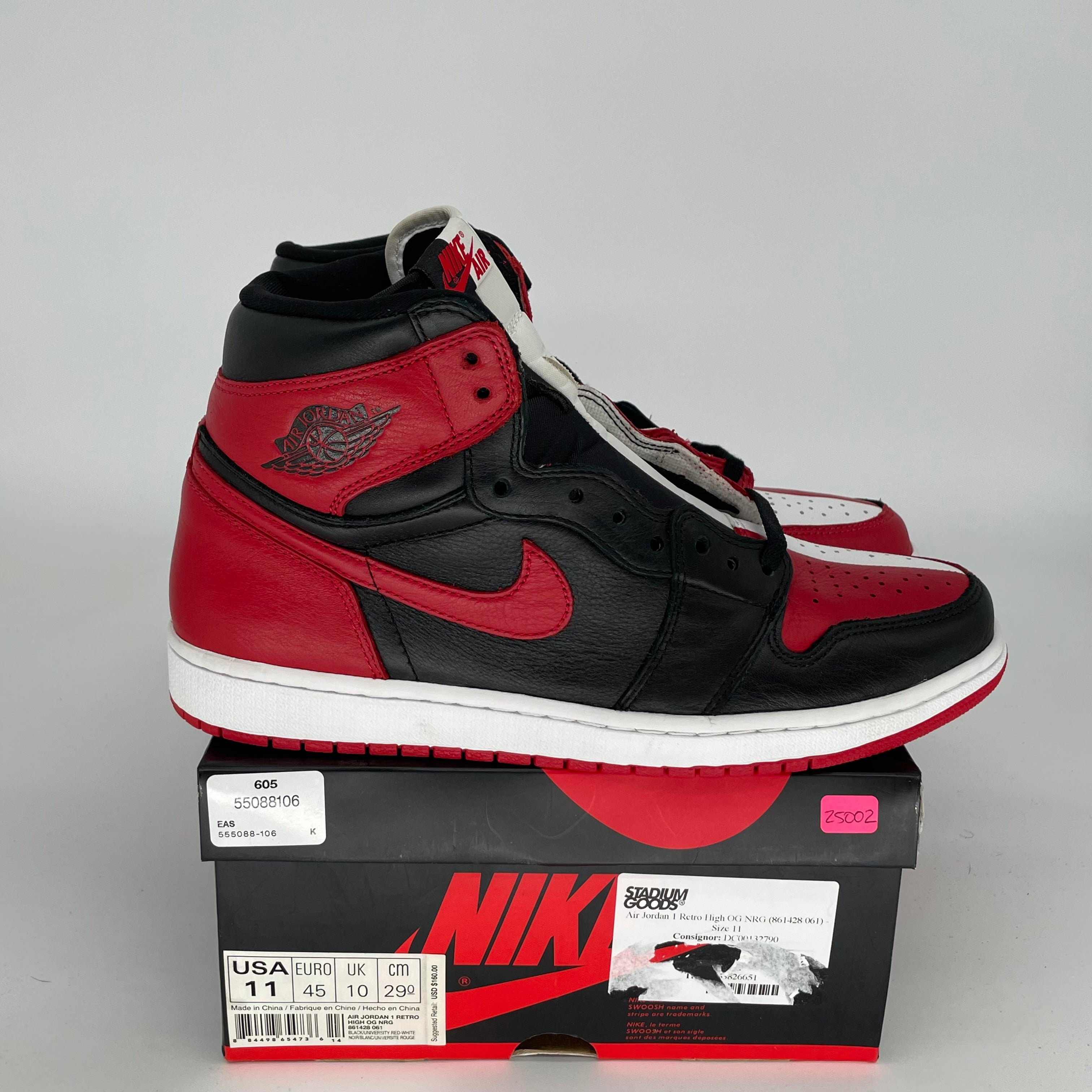 AIR JORDAN 1 HOMAGE TO HOME SIZE 11 861428-061