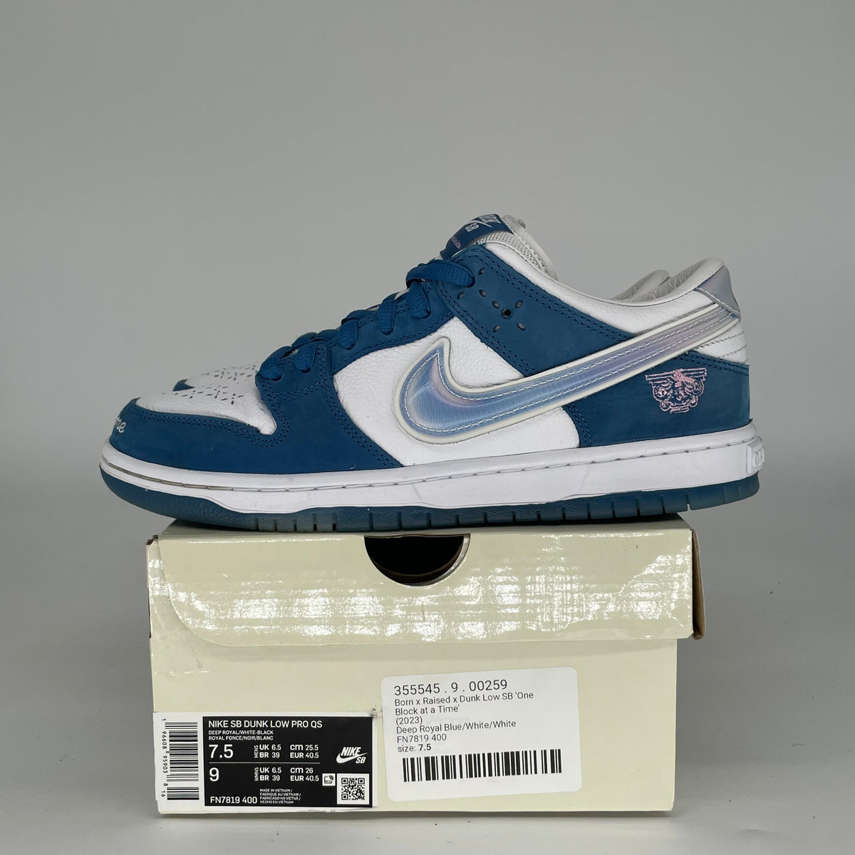 Nike SB Dunk Low Born X Raised One Block At A Time