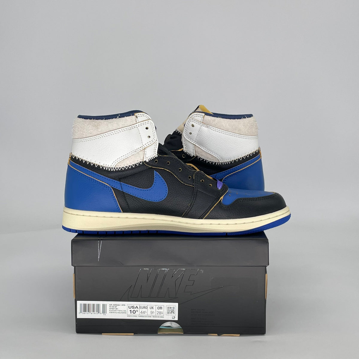 Jordan 1 Retro High OG SP Fragment x Union LA Sport Royal