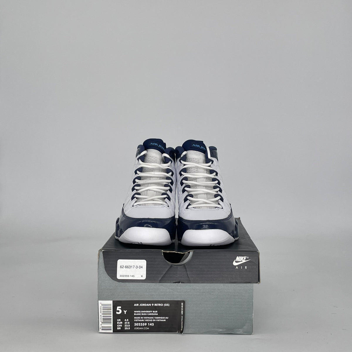 Jordan 9 Retro Pearl Blue (GS)