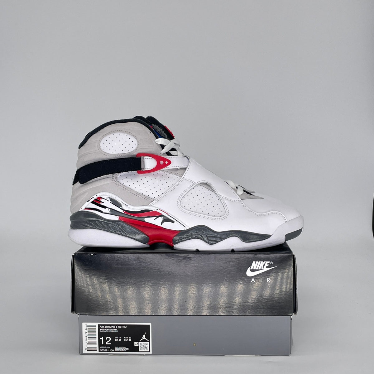Jordan 8 Retro White True Red (2025)