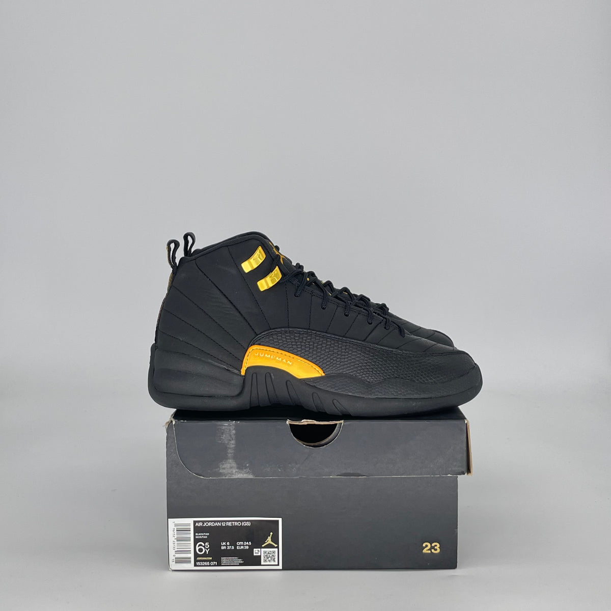 JORDAN 12 BLACK TAXI GS