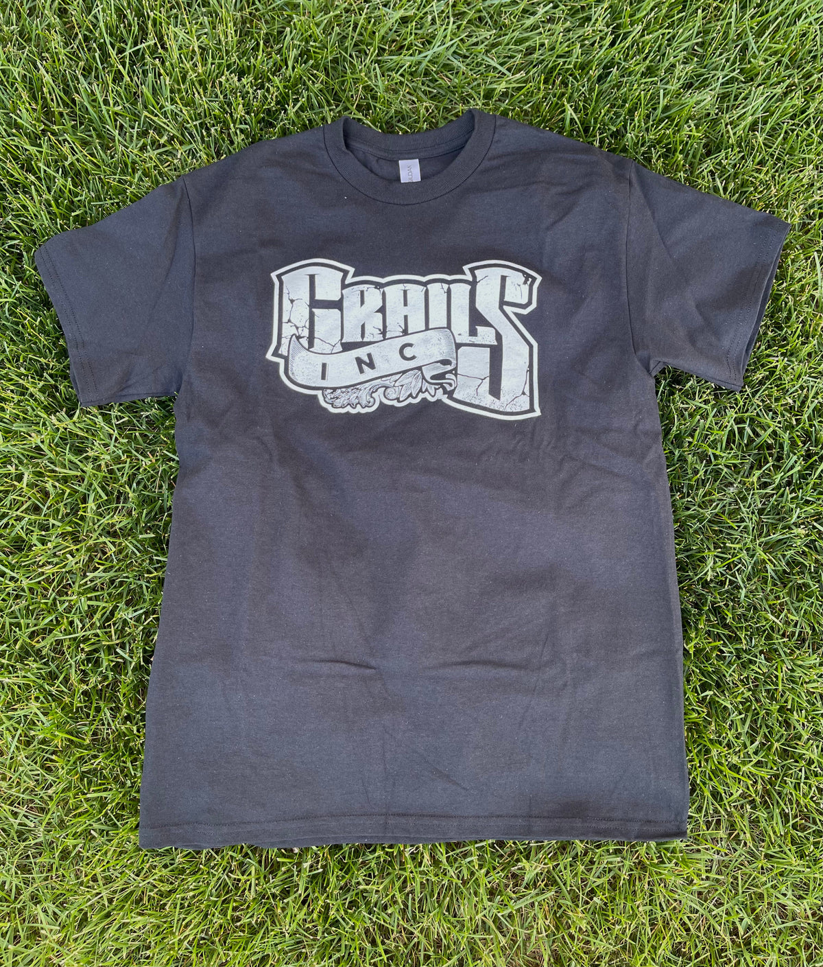 Grails Inc Classic Logo Tee Black/Grey
