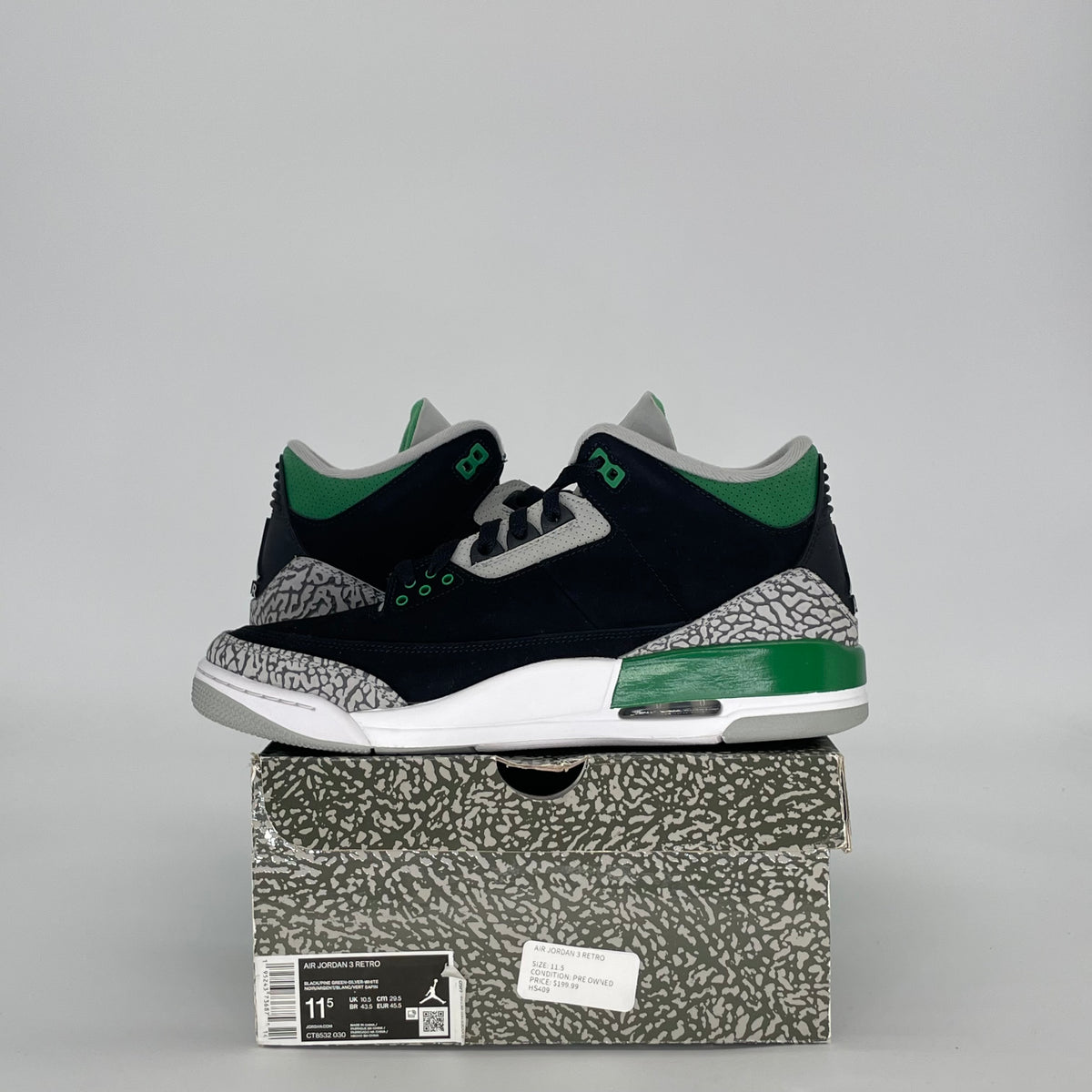 Jordan 3 Retro Pine Green