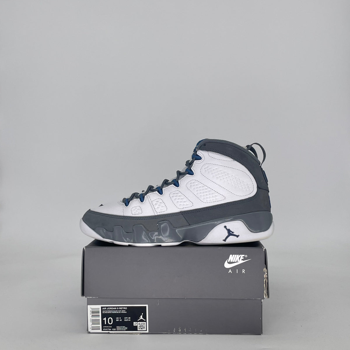 Jordan 9 Retro Flint Grey French Blue (2026)
