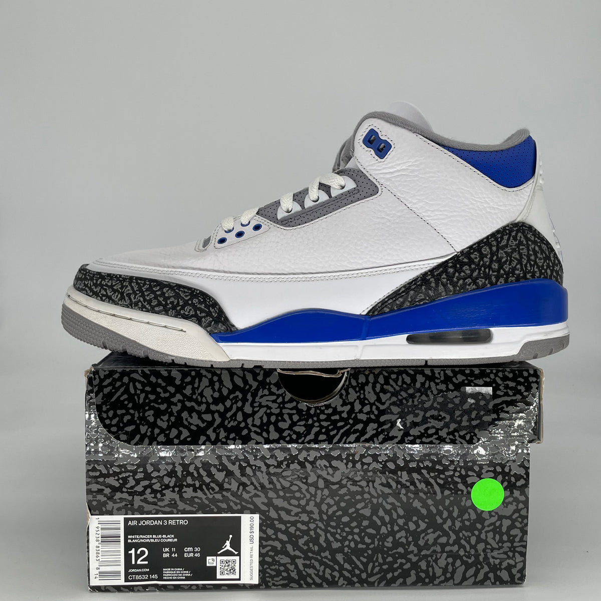 Jordan 3 Retro Racer Blue