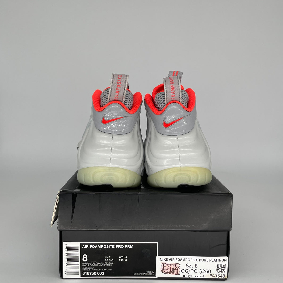 Nike Air Foamposite Pro Pure Platinum