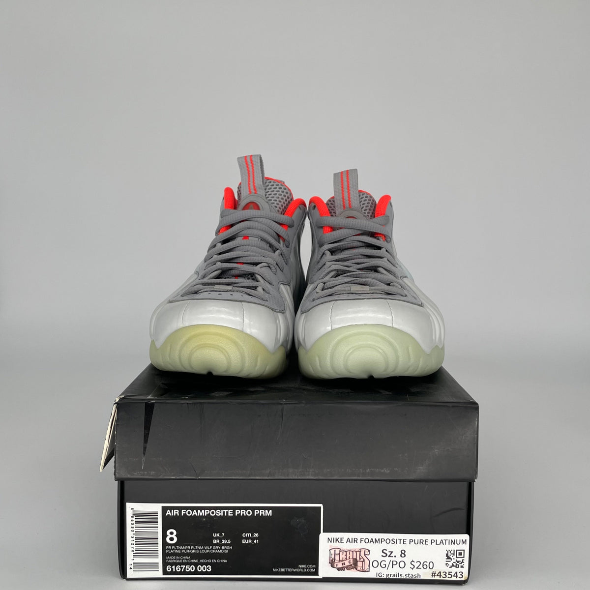 Nike Air Foamposite Pro Pure Platinum