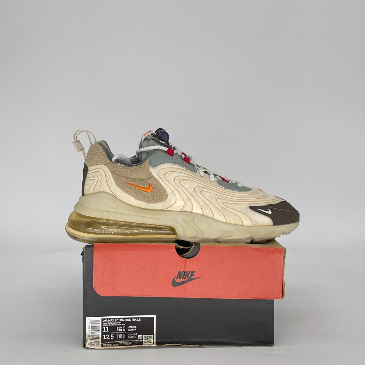 Nike Air Max 270 React ENG Travis Scott Cactus Trails