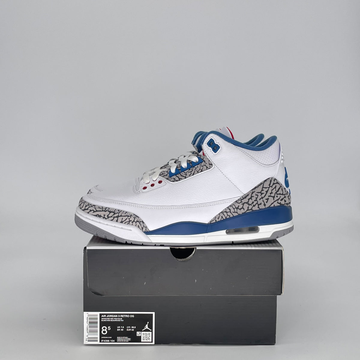 Jordan 3 Retro True Blue (2026)