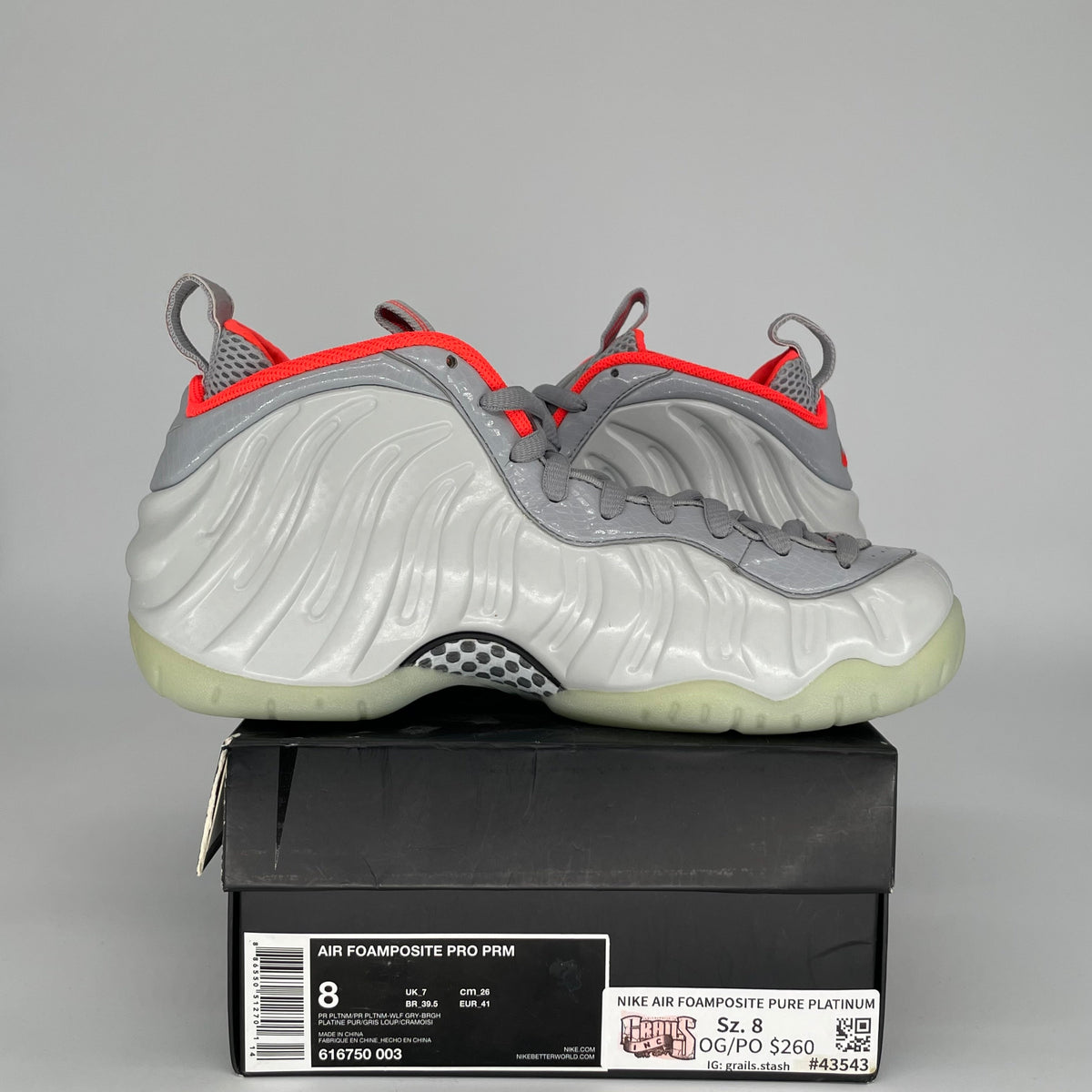 Nike Air Foamposite Pro Pure Platinum