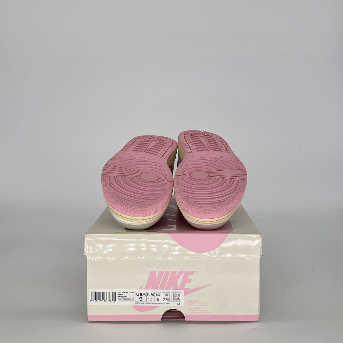 Jordan 1 Retro Low OG SP Travis Scott Sail Tropical Pink