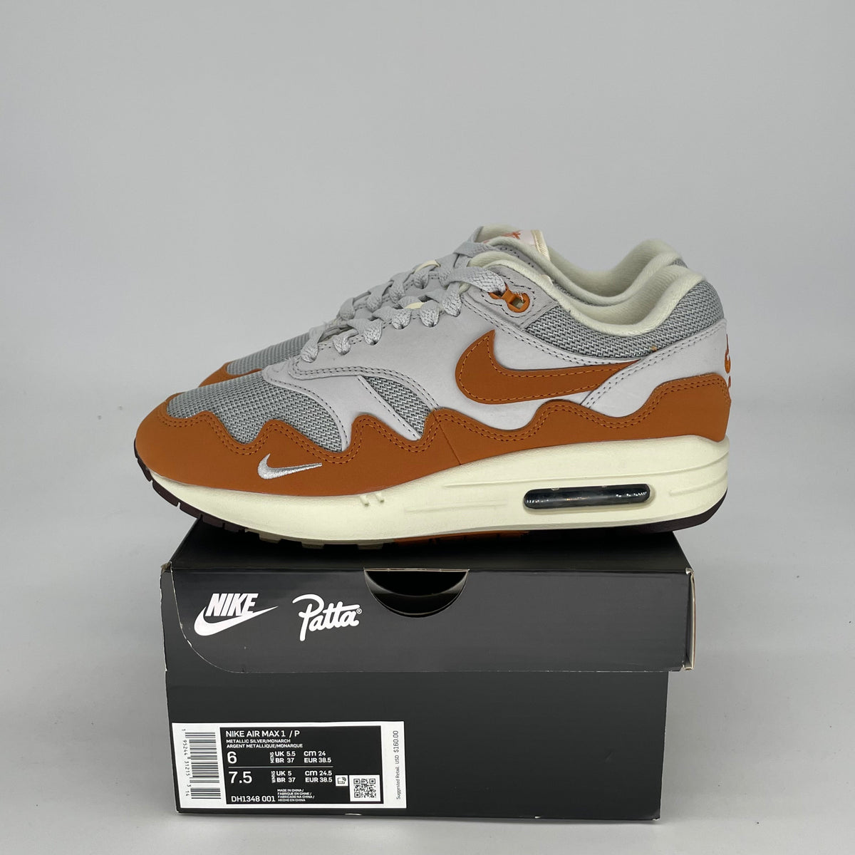Nike Air Max 1 Patta Waves Monarch (with Bracelet)
