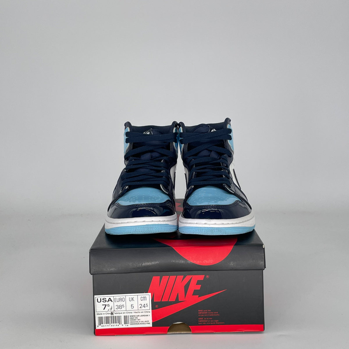 Jordan 1 Retro High UNC Patent (Women's)