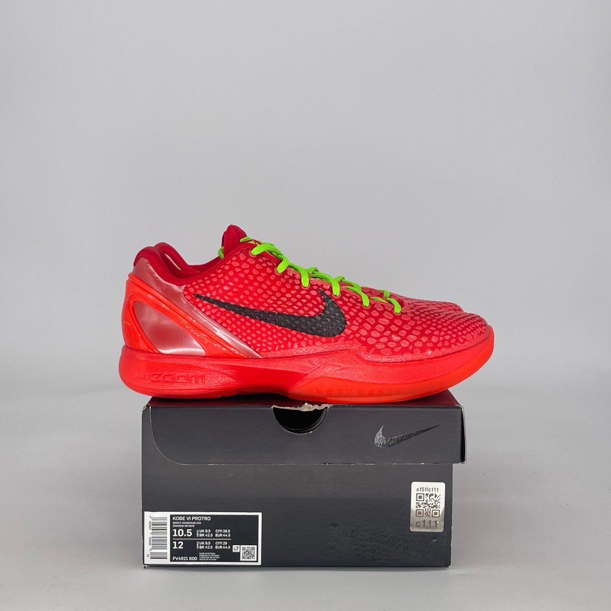 Nike Kobe 6 Protro Reverse Grinch