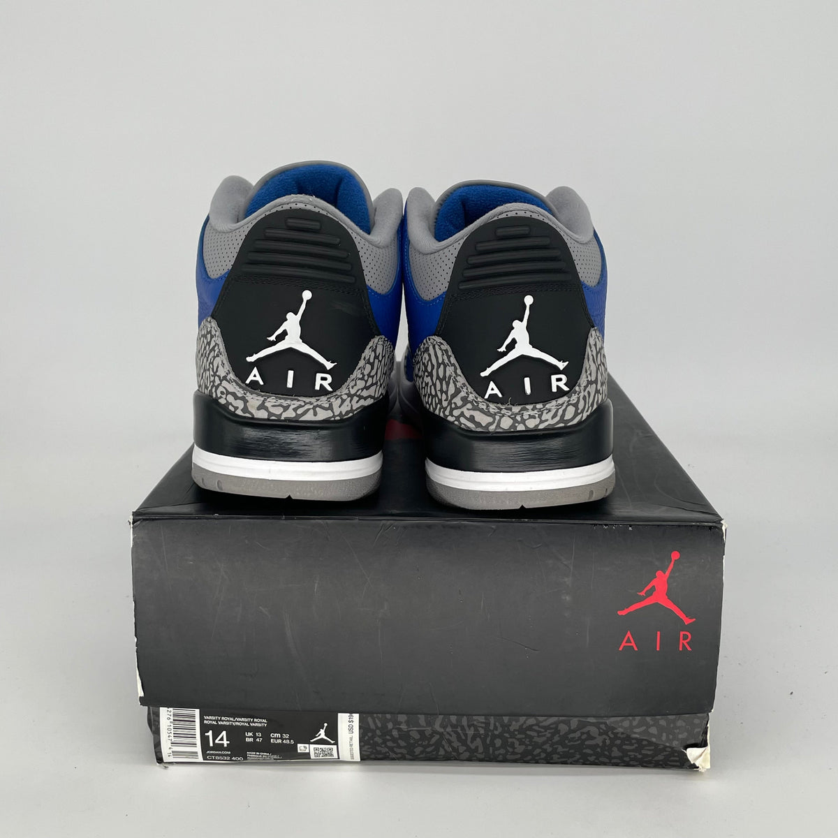Jordan 3 Retro Varsity Royal Cement