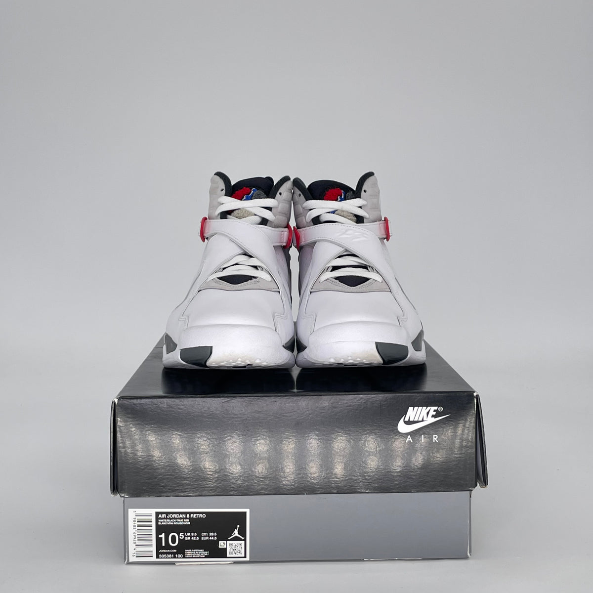 Jordan 8 Retro White True Red (2025)