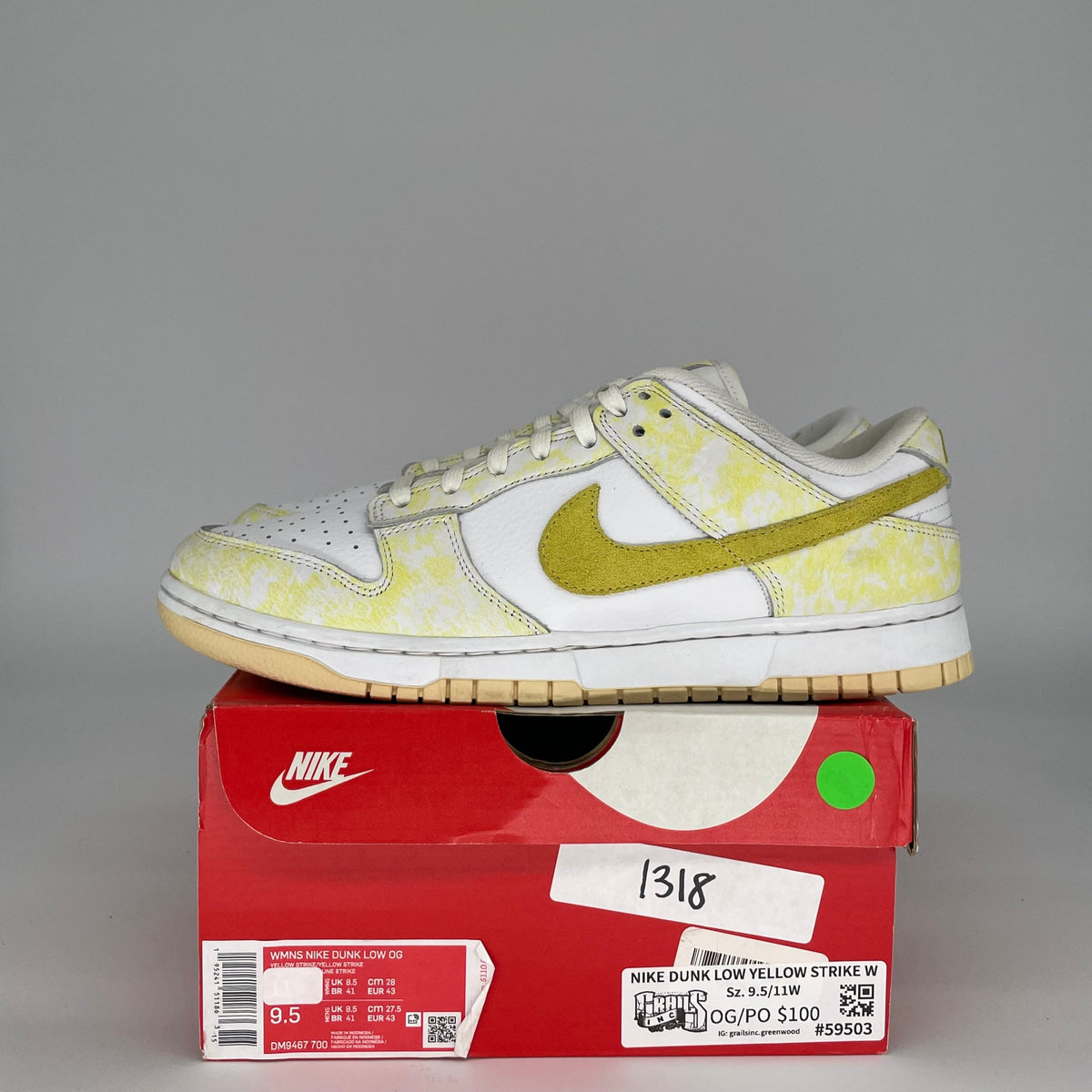 Nike Dunk Low Yellow Strike (Women's)