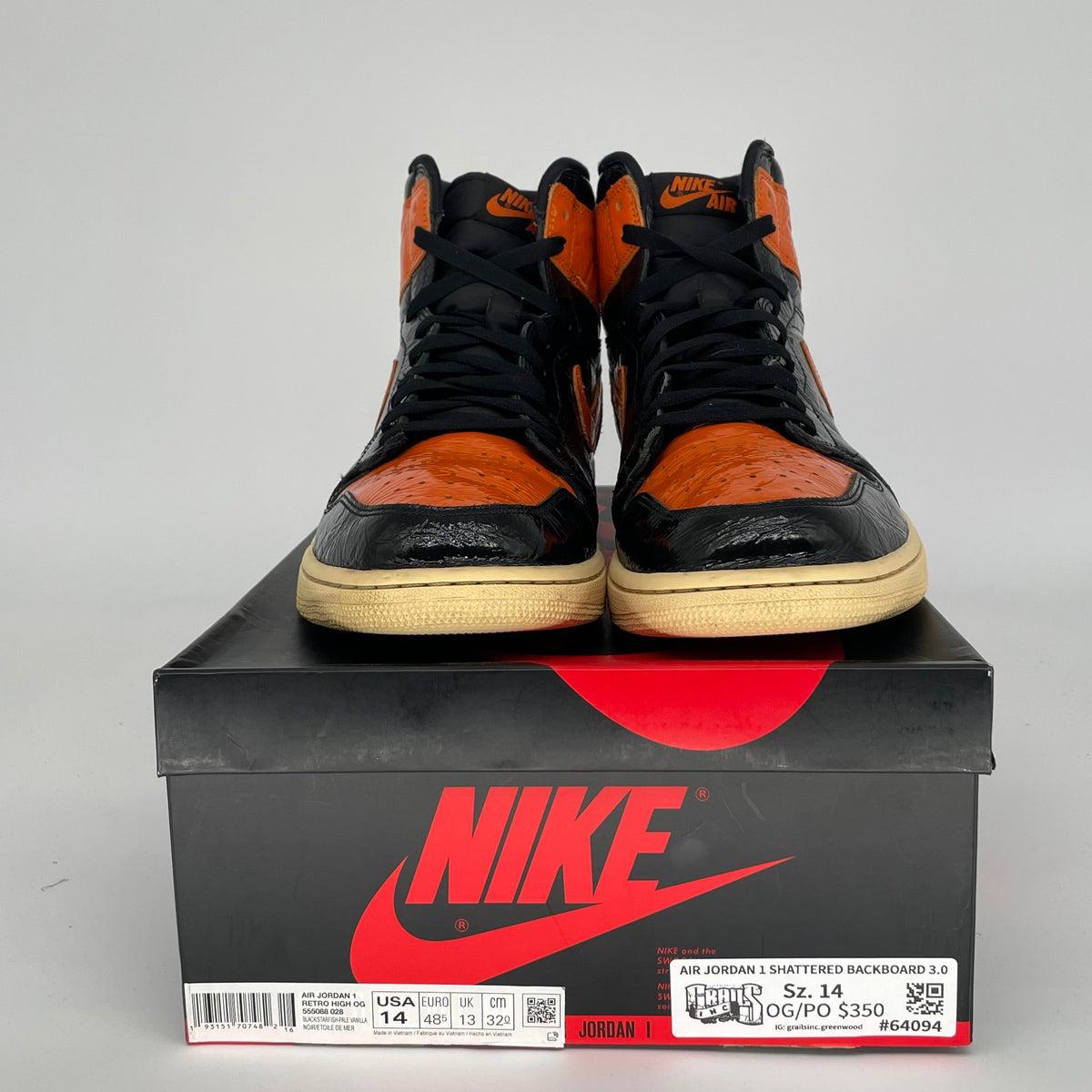 Jordan 1 Retro High Shattered Backboard 3.0