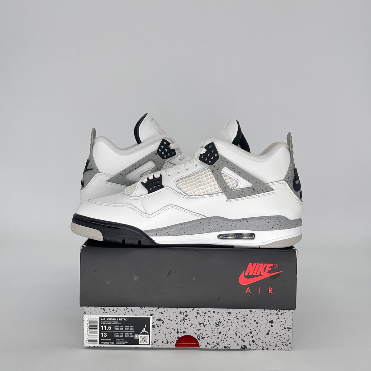 Jordan 4 Retro White Cement (2025)